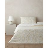 English Home Vionne Kolay Ütülenir Çarşaflı Çift Kişilik Nevresim Takımı 200X220 cm Açık Sarı - 200 x 220 cm