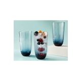 English Home Vivid Cam 3'lü Meşrubat Bardağı 345 Ml Lacivert