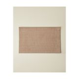 English Home Waffle Weave Kaydırmaz Taban Banyo Paspası 50x80 cm Açık Kahverengi