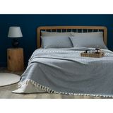 English Home Willow Dokuma Tek Kişilik Yatak Örtüsü Takımı 160 x 240 cm Gri - 160 x 240 cm - Renkli
