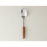 English Home Woody Spoon Çelik Servis Kaşığı Kahve - 0