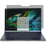 Engo Acer Aspire 5 Spin 14 İnç İle Uyumlu Hayalet Ekran Koruyucu Notebook, Yandan Görünmeyen Anti-Spy Gizlilik (Privacy) Laptop Koruması, 9H Temperli Nano Kırılmaz Esnek Cam, Parlama Önleyici 16:10