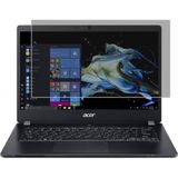 Engo Acer Travelmate P2 TMP214 14 İnç İle Uyumlu Hayalet Ekran Koruyucu Notebook, Yandan Görünmeyen Anti-Spy Gizlilik (Privacy) Laptop Koruması, 9H Temperli Nano Kırılmaz Esnek Cam 16:9
