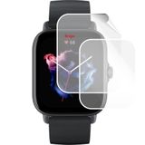 Engo Amazfit Gts 3 İle Uyumlu Ekran Koruyucu, Tam Kaplayan Akıllı Saat Koruması, Çizilmeye Dayanıklı Tpu Koruma 2 Adet, Hd Şeffaf