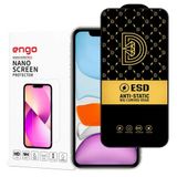 Engo Apple iPhone 11 İle Uyumlu Ekran Koruyucu Antistatik 9H Temperli Kırılmaz Cam, Toz Tutmayan Parmak İzi Önleyici, 5D Tam Kaplayan Esd Koruma, Hd Şeffaf