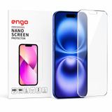 Engo Apple iPhone 16 İle Uyumlu Ekran Koruyucu Şeffaf, Dayanıklı Esnek Yapılı Kırılmaz 9H Nano Cam Koruma