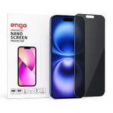 Engo Apple iPhone 16 İle Uyumlu Hayalet Ekran Koruyucu, Yandan Görünmeyen Anti-Spy Gizlilik (Privacy) Koruması, 9H Temperli Nano Kırılmaz Esnek Cam, Parlama ve Parmak İzi Önleyici