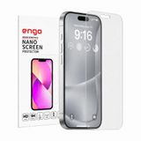 Engo Apple iPhone 16 Pro İle Uyumlu Mat Ekran Koruyucu Parmak İzi Bırakmaz Parlama Önleyici Dayanıklı Esnek Yapılı Kırılmaz 9H Nano Cam Koruma