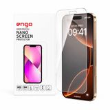 Engo Apple iPhone 16 Pro Max İle Uyumlu Ekran Koruyucu Şeffaf, Dayanıklı Esnek Yapılı Kırılmaz 9H Nano Cam Koruma