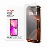Engo Apple iPhone 16 Pro Max İle Uyumlu Mat Ekran Koruyucu Parmak İzi Bırakmaz Parlama Önleyici Dayanıklı Esnek Yapılı Kırılmaz 9H Nano Cam Koruma