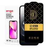 Engo Apple iPhone 16e İle Uyumlu Ekran Koruyucu Antistatik 9H Temperli Kırılmaz Cam, Toz Tutmayan Parmak İzi Önleyici, 5D Tam Kaplayan Esd Koruma, Hd Şeffaf