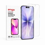 Engo Apple iPhone 17 İle Uyumlu Ekran Koruyucu 6.3 inç Şeffaf, Dayanıklı Esnek Yapılı Kırılmaz 9H Nano Cam Koruma