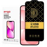 Engo Apple iPhone 17e İle Uyumlu Ekran Koruyucu Antistatik 9H Temperli Kırılmaz Cam, Toz Tutmayan Parmak İzi Önleyici, 5D Tam Kaplayan Esd Koruma, Hd Şeffaf