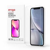 Engo Apple iPhone XR İle Uyumlu Ekran Koruyucu Şeffaf, Dayanıklı Esnek Yapılı Kırılmaz 9H Nano Cam Koruma