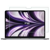 Engo Apple Macbook Air 13.6 İnç İle Uyumlu Ekran Koruyucu Notebook, 9H Temperli Kırılmaz Esnek Nano Cam, Çizilmeye Ve Darbeye Dayanıklı Laptop Koruma, HD Şeffaf M2 2022 16:10