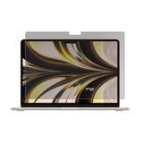 Engo Apple Macbook Air M2 13.6 İnç İle Uyumlu Hayalet Ekran Koruyucu Notebook, Yandan Görünmeyen Anti-Spy Gizlilik (Privacy) Laptop Koruması, 9H Temperli Nano Kırılmaz Esnek Cam 15:10