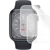Engo Apple Watch 8 45 MM İle Uyumlu Ekran Koruyucu Şeffaf Esnek TPU Film 2 Adet