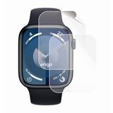 Engo Apple Watch 9 45mm İle Uyumlu Ekran Koruyucu, Tam Kaplayan Akıllı Saat Koruması, Çizilmeye Dayanıklı Tpu Koruma 2 Adet, Hd Şeffaf