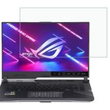 Engo Asus Rog Strix Scar 17 Gaming 17.3 İnç İle Uyumlu Ekran Koruyucu Notebook, 9H Temperli Kırılmaz Esnek Nano Cam, Çizilmeye Ve Darbeye Dayanıklı Laptop Koruma, HD Şeffaf