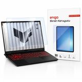 Engo Asus TUF Gaming A16 16 İnç İle Uyumlu Ekran Koruyucu Notebook, 9H Temperli Kırılmaz Esnek Nano Cam, Çizilmeye Ve Darbeye Dayanıklı Laptop Koruma, HD Şeffaf