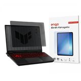 Engo Asus TUF Gaming A16 16 İnç İle Uyumlu Hayalet Ekran Koruyucu Notebook, Yandan Görünmeyen Anti-Spy Gizlilik (Privacy) Laptop Koruması, 9H Temperli Nano Kırılmaz Esnek Cam, Parlama Önleyici