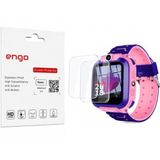 Engo Babysmart Q12 İle Uyumlu Ekran Koruyucu Çizilmeye Dayanıklı Akıllı Saat Koruması, 9H Temperli Kırılmaz Esnek Nano Cam, Hd Şeffaf 2 Adet