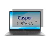 Engo Casper Nirvana C500 15.6 İnç İle Uyumlu Hayalet Ekran Koruyucu Notebook, Yandan Görünmeyen Anti-Spy Gizlilik (Privacy) Laptop Koruması, 9H Temperli Nano Kırılmaz Esnek Cam, Parlama Önleyici 16:9