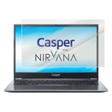 Engo Casper Nirvana X600 15.6 İnç İle Uyumlu Mat Ekran Koruyucu Notebook, Yansıma Ve Parlama Önleyici Parmak İzi Bırakmayan Laptop Koruma, 9H Temperli Kırılmaz Esnek Nano Cam 16:9