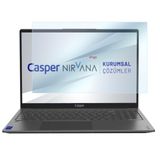 Engo Casper Nirvana X700 15.6 İnç İle Uyumlu Ekran Koruyucu Notebook, 9H Temperli Kırılmaz Esnek Nano Cam, Çizilmeye Ve Darbeye Dayanıklı Laptop Koruma, HD Şeffaf 16:9