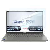 Engo Casper Nirvana X750 15.6 İnç İle Uyumlu Ekran Koruyucu Notebook, 9H Temperli Kırılmaz Esnek Nano Cam, Çizilmeye Ve Darbeye Dayanıklı Laptop Koruma, HD Şeffaf 16:9