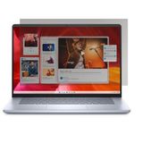 Engo Dell Inspiron 16 Plus 5640 16 İnç İle Uyumlu Hayalet Ekran Koruyucu Notebook, Yandan Görünmeyen Anti-Spy Gizlilik (Privacy) Laptop Koruması, 9H Temperli Nano Kırılmaz Esnek Cam, Parlama Önleyici