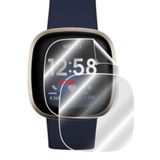Engo Fitbit Versa 3 İle Uyumlu Ekran Koruyucu, Tam Kaplayan Akıllı Saat Koruması, Çizilmeye Dayanıklı Tpu Koruma 2 Adet, Hd Şeffaf
