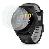 Engo Garmin Forerunner 265 46mm İle Uyumlu Ekran Koruyucu, Tam Kaplayan Akıllı Saat Koruması, Çizilmeye Dayanıklı Tpu Koruma 2 Adet, Hd Şeffaf