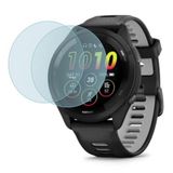 Engo Garmin Forerunner 265 İle Uyumlu Ekran Koruyucu Çizilmeye Dayanıklı Akıllı Saat Koruması, 9H Temperli Kırılmaz Esnek Nano Cam, Hd Şeffaf 46mm 2 Adet