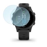 Engo Garmin Forerunner 945 İle Uyumlu Ekran Koruyucu Çizilmeye Dayanıklı Akıllı Saat Koruması, 9H Temperli Kırılmaz Esnek Nano Cam, Hd Şeffaf 2 Adet