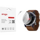 Engo Garmin Legacy Hero İle Uyumlu Ekran Koruyucu, Tam Kaplayan Akıllı Saat Koruması, Çizilmeye Dayanıklı Tpu Koruma 2 Adet, Hd Şeffaf