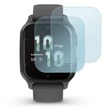 Engo Garmin Venu Sq İle Uyumlu Ekran Koruyucu Çizilmeye Dayanıklı Akıllı Saat Koruması, 9H Temperli Kırılmaz Esnek Nano Cam, Hd Şeffaf 2 Adet