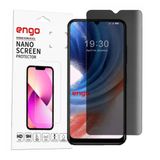 Engo Hiking A52 İle Uyumlu Hayalet Ekran Koruyucu, Yandan Görünmeyen Anti-Spy Gizlilik (Privacy) Koruması, 9H Temperli Nano Kırılmaz Esnek Cam, Parlama ve Parmak İzi Önleyici