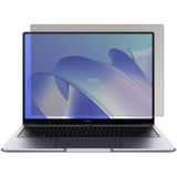 Engo Huawei Matebook 14 İnç İle Uyumlu Hayalet Ekran Koruyucu Notebook, Yandan Görünmeyen Anti-Spy Gizlilik (Privacy) Laptop Koruması, 9H Temperli Nano Kırılmaz Esnek Cam, Parlama Önleyici 3:2