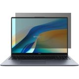 Engo Huawei Matebook D16 i7 16 İnç İle Uyumlu Hayalet Ekran Koruyucu Notebook, Yandan Görünmeyen Anti-Spy Gizlilik (Privacy) Laptop Koruması, 9H Temperli Nano Kırılmaz Esnek Cam 16:10