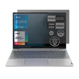 Engo Lenovo Thinkbook 13x G2 13.3 İnç İle Uyumlu Hayalet Ekran Koruyucu Notebook, Yandan Görünmeyen Anti-Spy Gizlilik (Privacy) Laptop Koruması, 9H Temperli Nano Kırılmaz Esnek Cam, Parlama Önleyici