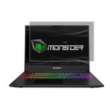 Engo Monster Tulpar T5 V23 15.6 İnç İle Uyumlu Hayalet Ekran Koruyucu Notebook, Yandan Görünmeyen Anti-Spy Gizlilik (Privacy) Laptop Koruması, 9H Temperli Nano Kırılmaz Esnek Cam 16:9