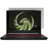Engo Msi Alpha 15 A4DEK 15.6 İnç İle Uyumlu Hayalet Ekran Koruyucu Notebook, Yandan Görünmeyen Anti-Spy Gizlilik (Privacy) Laptop Koruması, 9H Temperli Nano Kırılmaz Esnek Cam, Parlama Önleyici 16:9