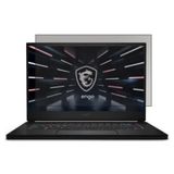 Engo Msi GF63 Thin 11SC 15.6 İnç İle Uyumlu Hayalet Ekran Koruyucu Notebook, Yandan Görünmeyen Anti-Spy Gizlilik (Privacy) Laptop Koruması, 9H Temperli Nano Kırılmaz Esnek Cam, Parlama Önleyici 16:9