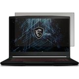 Engo Msi GF63 Thin 11UCX 15.6 İnç İle Uyumlu Hayalet Ekran Koruyucu Notebook, Yandan Görünmeyen Anti-Spy Gizlilik (Privacy) Laptop Koruması, 9H Temperli Nano Kırılmaz Esnek Cam, Parlama Önleyici 16:9