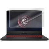 Engo Msi GF65 Thin 10SDR 15.6 İnç İle Uyumlu Mat Ekran Koruyucu Notebook, Yansıma Ve Parlama Önleyici Parmak İzi Bırakmayan Laptop Koruma, 9H Temperli Kırılmaz Esnek Nano Cam 16:9
