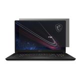 Engo Msi GS76 Stealth 17.3 İnç İle Uyumlu Hayalet Ekran Koruyucu Notebook, Yandan Görünmeyen Anti-Spy Gizlilik (Privacy) Laptop Koruması, 9H Temperli Nano Kırılmaz Esnek Cam, Parlama Önleyici 16:9