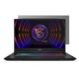 Engo Msi Katana 17 B12VGK 17.3 İnç İle Uyumlu Hayalet Ekran Koruyucu Notebook, Yandan Görünmeyen Anti-Spy Gizlilik (Privacy) Laptop Koruması, 9H Temperli Nano Kırılmaz Esnek Cam, Parlama Önleyici