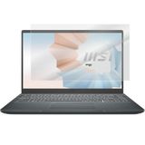 Engo Msi Modern 15 A11MU 15.6 İnç İle Uyumlu Mat Ekran Koruyucu Notebook, Yansıma Ve Parlama Önleyici Parmak İzi Bırakmayan Laptop Koruma, 9H Temperli Kırılmaz Esnek Nano Cam 16:9