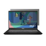 Engo Msi Modern 15 B12Mo 15.6 İnç İle Uyumlu Hayalet Ekran Koruyucu Notebook, Yandan Görünmeyen Anti-Spy Gizlilik (Privacy) Laptop Koruması, 9H Nano Kırılmaz Esnek Cam, Parlama Önleyici 16:9